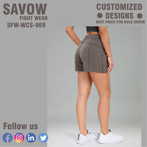 Shorts plissés élégants taille haute pour femme, style streetwear estival, en mélange doux de rayonne et de polyester - Product Image 2