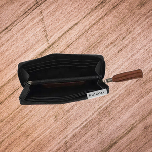 Latest Deigned Western Cowgirl Genuine Leather <b>Wallet</b> With Hair on and Tassel Design Manufacturer and Wholesaler - Product Image 3