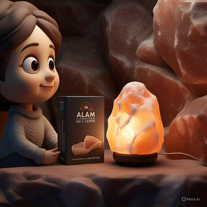 Lámpara de Sal del Himalaya Orgánica Natural Aprobada por HACCP para Decoración del Hogar, Lámparas de Sal del Himalaya de la Mejor Calidad de 2-3 kg - Product Image 6