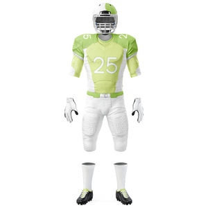 Conjunto de Uniforme de Fútbol Americano de Dos Piezas Cómodo para Adultos, Talla Grande, Jersey Suave, Pantalones Cortos Elásticos, Secado Rápido y Transpirable - Product Image 2