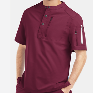 Vêtements d'hôpital pour hommes ensemble de gommage personnalisé de la meilleure qualité uniforme d'infirmière de clinique vêtements de travail d'allaitement de style jogging - Product Image 6
