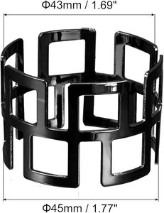 Ronds de serviette en papier ronds pour les pièces centrales de table de fête Rond de serviette décor à la maison unique - Product Image 3