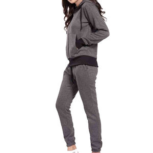 Survêtements de course et de jogging respirants de haute qualité pour femmes, vente en gros, sweat-shirt à capuche en molleton de coton de bonne qualité - Product Image 2