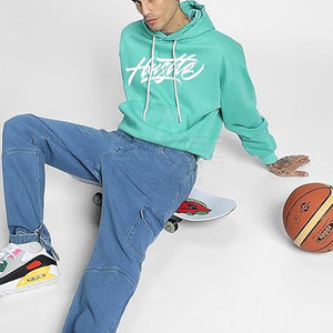 Nouvel arrivage au design unique de sweat à capuche imprimé de grande taille pour hommes sweat à capuche imprimé de grande taille pour hommes en vente de gros - Product Image 4