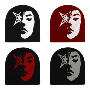 Gorro de Punto con Diseño Gráfico Y2K Personalizado, Gorro de Invierno de Moda Urbana Hip Hop para Hombre y Mujer - Product Image 4
