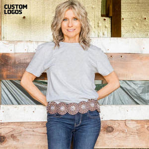 Custom <b>Women</b> Wholesale High Quality Ladies T <b>Shirt</b> Short Sleeve Plain Crew Neck <b>Loose</b> Fit T <b>shirt</b> - Product Image 4