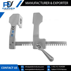 Retractor de Huesos con Logotipo Personalizado al Mejor Precio - Instrumento Quirúrgico Manual de Acero Inoxidable de Alta Calidad con Certificación CE, Disponible en Todos los Tamaños - Product Image 2