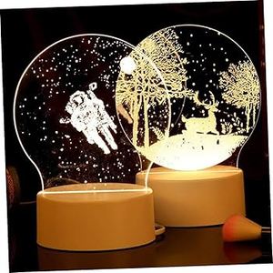 Veilleuse acrylique de charme moderne pour la conception personnalisable de décor de chambre à coucher pour la lampe unique - Product Image 4