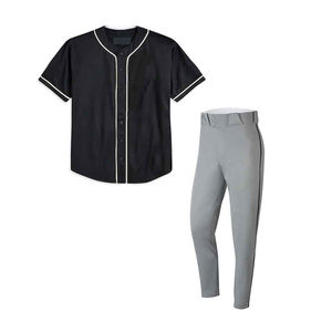 Venta caliente ropa deportiva de alta calidad logotipo personalizado uniforme de béisbol de los hombres/al mejor precio al por mayor uniforme de béisbol de los hombres - Product Image 1