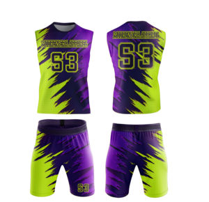 Uniformes de Fútbol Americano 7 contra 7 Personalizables al 100%, Sublimados, Conjunto 7v7 para Jóvenes y Tallas Grandes para Deportes de Verano - Product Image 4
