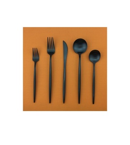 Juego de Cubiertos de Decoración de mesa de vajilla juego de cubiertos de plata de acero inoxidable de alta calidad para juego de cubiertos de Venta caliente - Product Image 1
