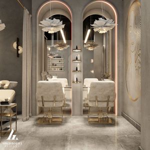 Muebles Modernos de Lujo para Salón y Barbería, Diseño de Madera con Cajones para Gimnasio, Hotel, Centro Comercial y Uso en Exteriores - Product Image 5