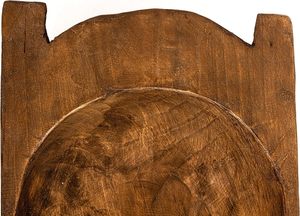 28 "x 12" x 4 " - Eurostyle Trencher Rustic Wooden Dough Bowl con asas-Bateas-Decoración del hogar Centro de mesa de exhibición - Product Image 5