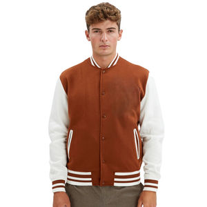 Chaqueta Universitaria de Béisbol Personalizada de Primera Calidad para Adultos y Jóvenes, Chaqueta Varsity de Lana Cálida para Invierno, Estilo Urbano Unisex - Product Image 1