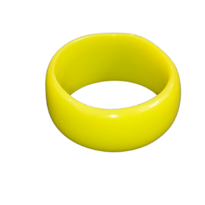 Bracelet en résine acrylique blanc crème vintage, forme organique irrégulière, finition lisse, bracelet en résine, minimaliste moderne - Product Image 5