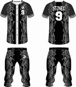 Uniforme de baseball le plus vendu pour hommes, vêtements de sport personnalisés avec logo de l'équipe, tailles pour adultes - Product Image 1