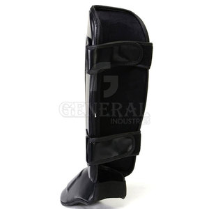 Protège-tibias en cuir professionnel pour le football, légers, équipement sportif athlétique, design personnalisé, protection, équipement d'entraînement - Product Image 5