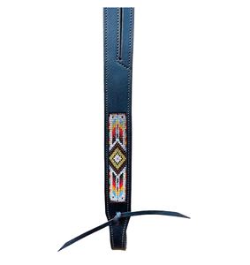 Brida de caballo occidental de cuero ecuestre de primera calidad, logotipo personalizado, oreja dividida, tallado con cuentas, caballete de equitación - Product Image 5