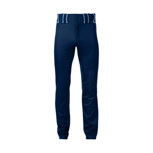 Pantalon de baseball professionnel à double couche avec détails de surpiqûres aux genoux, taille élastique, respirant, séchage rapide, ajustement confortable et sécurisé - Product Image 1