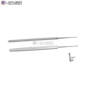 Couteau à cataracte à lame fixe Von Graefe, instruments chirurgicaux médicaux, incisions linéaires, couteau ophtalmique historique moderne - Product Image 5