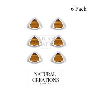 925 Sterling Silver Men's Classic <b>Tiger</b> <b>Eye</b> Bezel Setting Trillion High Finish Handmade Unique Gift Him Birthday Party - Product Image 2