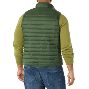 Gilet matelassé sans manches OEM, veste gonflée, logo personnalisé, couleur personnalisée, polyester, gilets de haute qualité, gilet matelassé chaud pour l'hiver pour hommes - Product Image 6