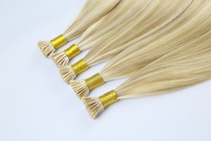 ผมบาลายาจแบบตรง I-TIP ของผู้หญิงขี้อายวาดคู่ P #18-613สีสไตล์คลื่นรัสเซียทำจากผมมนุษย์คุณภาพสูง - Product Image 3