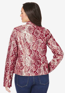 Nouvel arrivage de vestes de haute qualité respirantes en cuir véritable pour femmes personnalisées tricotées à bas prix en vrac quantité mode - Product Image 3