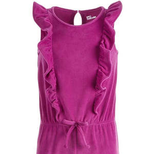 Tuta in Velluto Viola Epic Threads per Ragazze Grandi, Vestito Lavorato a Maglia con Stampa e Volant, Casual per Neonata, Estate Inverno Autunno - Product Image 2