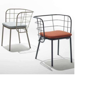 Silla de diseño industrial moderna, juego de sillas y mesas de jardín hechas a mano, para exteriores, balcón, jardín, juego de mesa de centro, muebles - Product Image 4