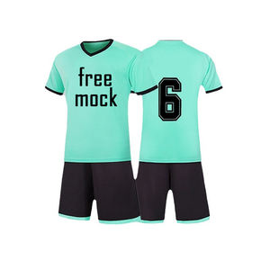 เสื้อฟุตบอลชุดเสื้อเจอร์ซีย์ฟุตบอลชุดเสื้อเจอร์ซี่พร้อมเสื้อยืดสำหรับผู้ชาย - Product Image 2