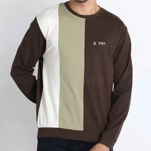 Sudaderas Casuales de Invierno para Hombre, 100% Algodón, Color Sólido, Ecológicas, Transpirables, Lisas, Teñidas, Personalizables, Ropa de Moda - Product Image 1
