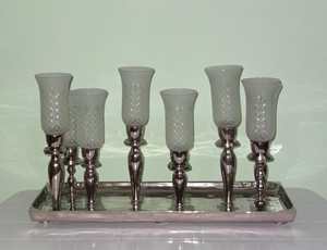 Portavelas de mesa de fundición de Metal decorativo combinado para decoración de hogar, y boda Hotel, soporte de vela Premium - Product Image 5