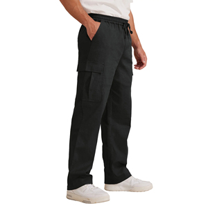 Nuevos pantalones sueltos para hombre, pantalones informales para chándal, pantalones de chándal deportivos holgados de algodón, pantalones de chándal lavados para hombre - Product Image 3