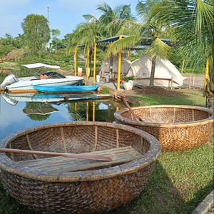 Style séché en bambou de haute qualité et motif rond pour l'aviron et la pêche faits à la main au Viet Nam - Product Image 5