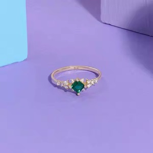 14k Or Marquise Original Moissanite Diamant Bague De Fiançailles De Mariage Femmes Empilable Fantaisie Saint Valentin Bijoux cadeau - Product Image 1