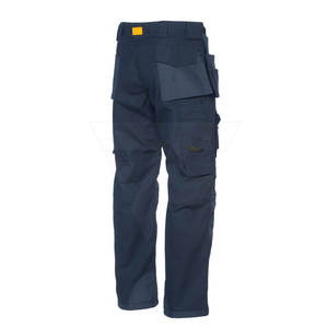 Pantalon de travail pour hommes personnalisé en usine pantalon cargo respirant en polyester et coton avec logo personnalisable multi-poches - Product Image 2