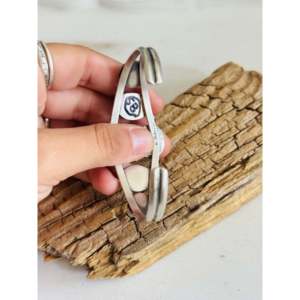 Bobby Johnson Kingman Fashion <b>Cuff</b> <b>Bracelet</b> Turquoise & Sterling <b>Silver</b> Cluster Design - Product Image 5