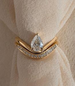 Factory Gia Igi Certified Vvs Cvd Lab Grown Created Diamond 10k 14k 18k Solid Gold Engagement <b>Wedding</b> <b>Rings</b> Bridal <b>Couple</b> Set - Product Image 1