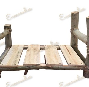 Cama de Madera Maciza Ecológica Hecha a Mano, Estilo Vintage, para Fotografía de Recién Nacidos, Ideal para Sala de Estar Estilo Rústico y Uso en Exteriores - Product Image 4