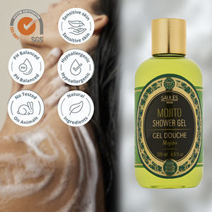 Gel de Ducha Luxury Mojito Nutritivo de Producción Europea, Hecho a Mano con Aceites Naturales, Refrescante, Hidratante y Ecológico, Venta al Por Mayor - Product Image 1