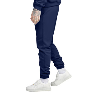 Oversized Streetwear for <b>men</b> Cotton Winter <b>Men's</b> Custom Print Distressed embroidery Sweatshirt Pant Sets Acid Washed Tracksuits - Product Image 5