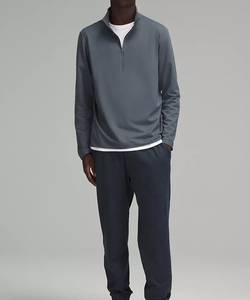 High Quality New Lightweight Quarter Zipper Crewneck Sweatshirt For Men Premium Breathable Modern Fit Winterwear Men Sweatshirt - Product Image 3