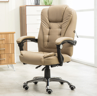 Chaise de bureau ergonomique en cuir avec repose-pieds, chaise de bureau robuste, Silla Oficina, mobilier de bureau, chaise de direction, Chaise Bureau