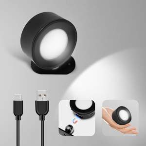 Luxurious Modern LED <b>Wall</b> <b>Light</b> Rechargeable Magnetic Fixing Sensor/<b>Switch</b> Control 40-150 Lumens Warm White CCT Indoor Living - Product Image 1