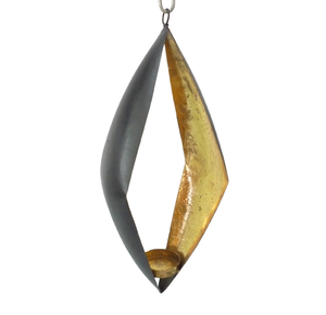 Support suspendu moderne en fer pour décoration de salon et de table en feuille d'or, design antique et de luxe - Product Image 4