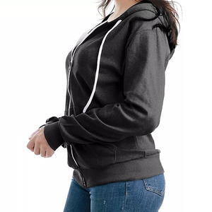Wholesale 100% Cotton Heavyweight Clothing Sweatshirts Custom Printing Women Plain Pullover <b>Hoodie</b> Embroidery Hoodies - Product Image 1