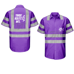 Prix usine ensemble robuste pour les travailleurs industriels qualifiés bavoir chemise en polyester boutonnée et col rond remises en gros - Product Image 2