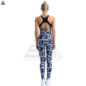 Women's Spandex/Polyester Plus Size Yoga Sets 2-Piece <b>Strapless</b> Crew Neck High Waist Elastic Waist Front Seamless Solid Support - Product Image 4