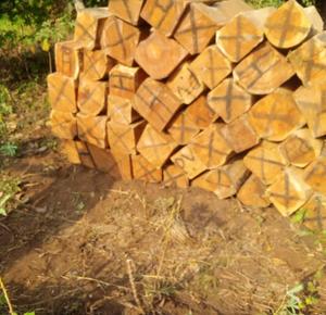 Planches de bois de teck scié séché à l'air, bois dur Tectona Grandis, qualité construction et mobilier, FOB - Product Image 1